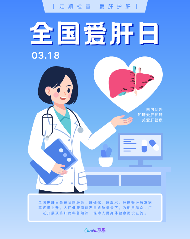 全国爱肝日创意设计_ 全国爱肝日设计灵感 - Canva可画