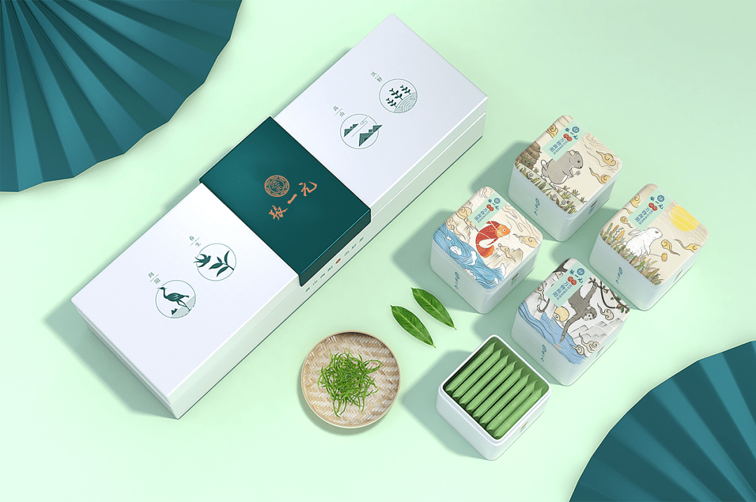 包装在线设计：插画风茶叶包装设计：传统文化加持，为茶叶包装增添更多内涵