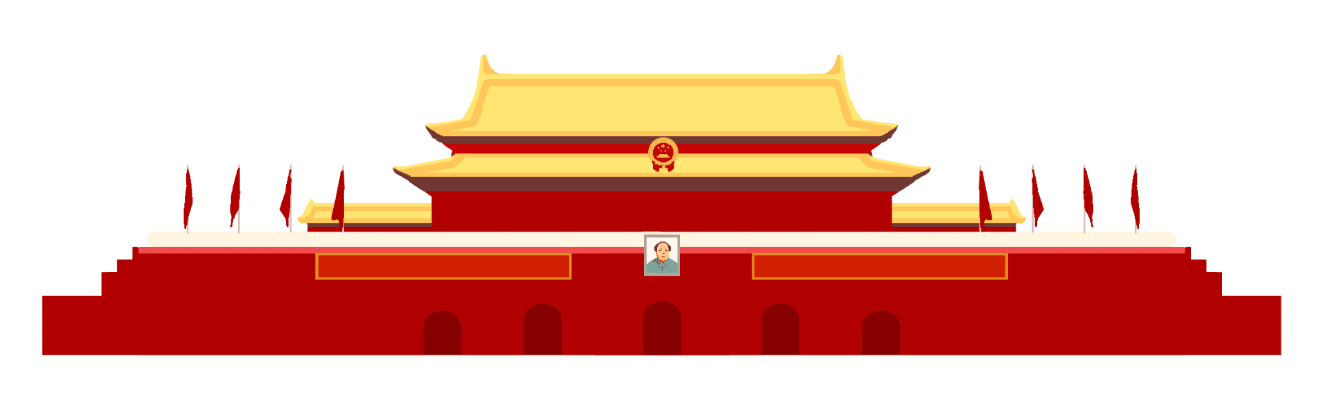 天安门手绘:承载着历史的记忆