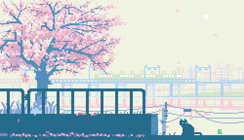 误入8 bit游戏界面,这些怀旧的像素风插画太治愈了