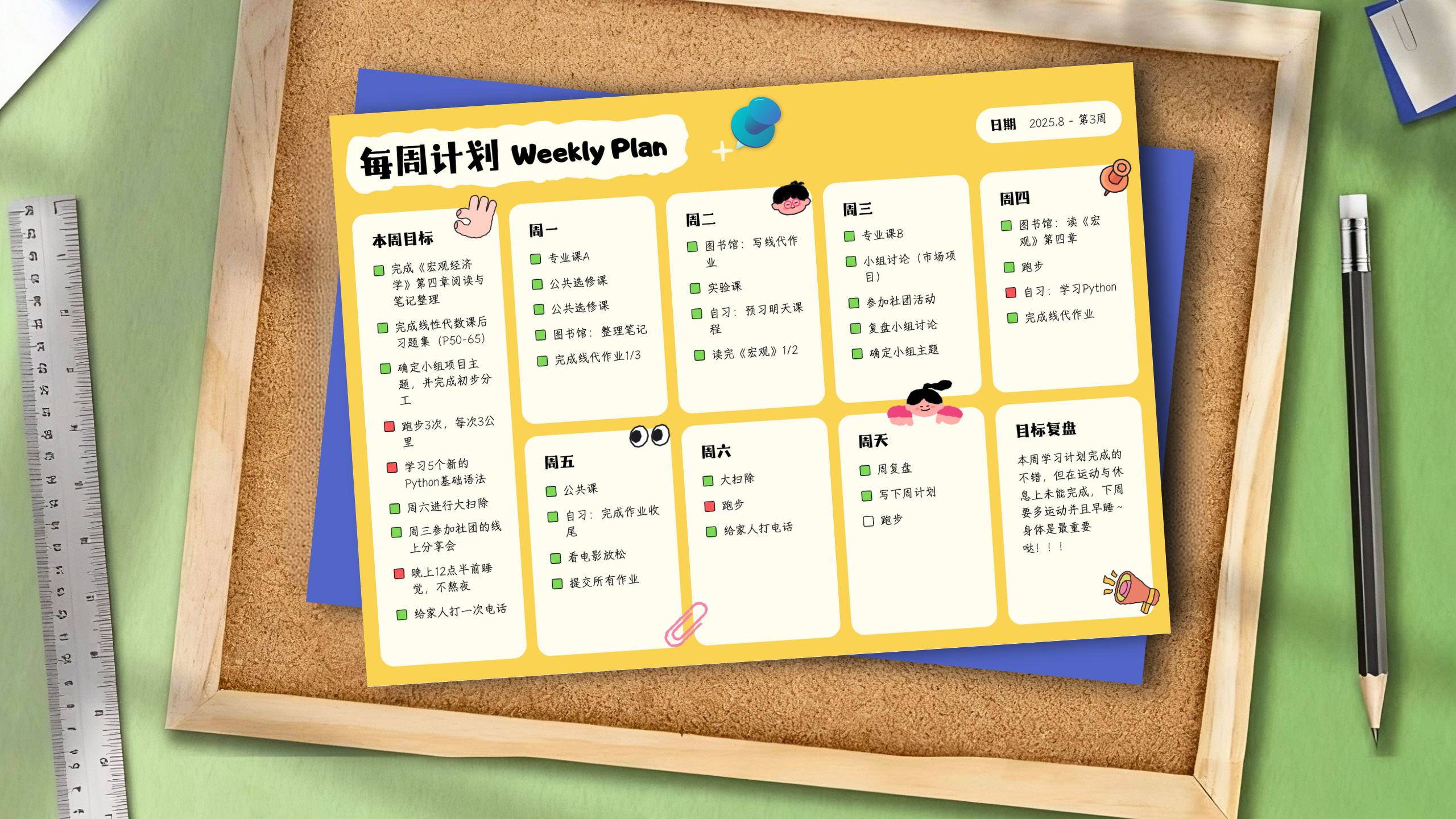 计划表制作_计划表生成器_免费计划表模板- Canva可画